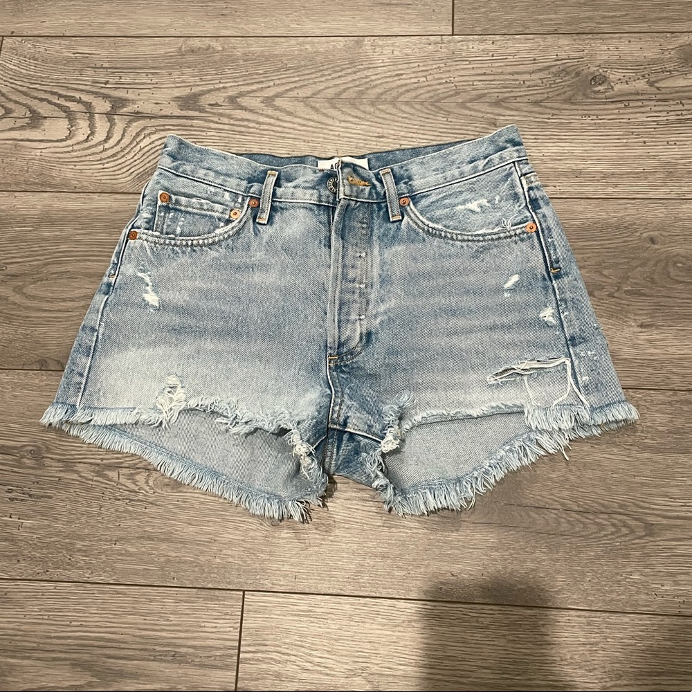 Agolde Parker Denim Shorts